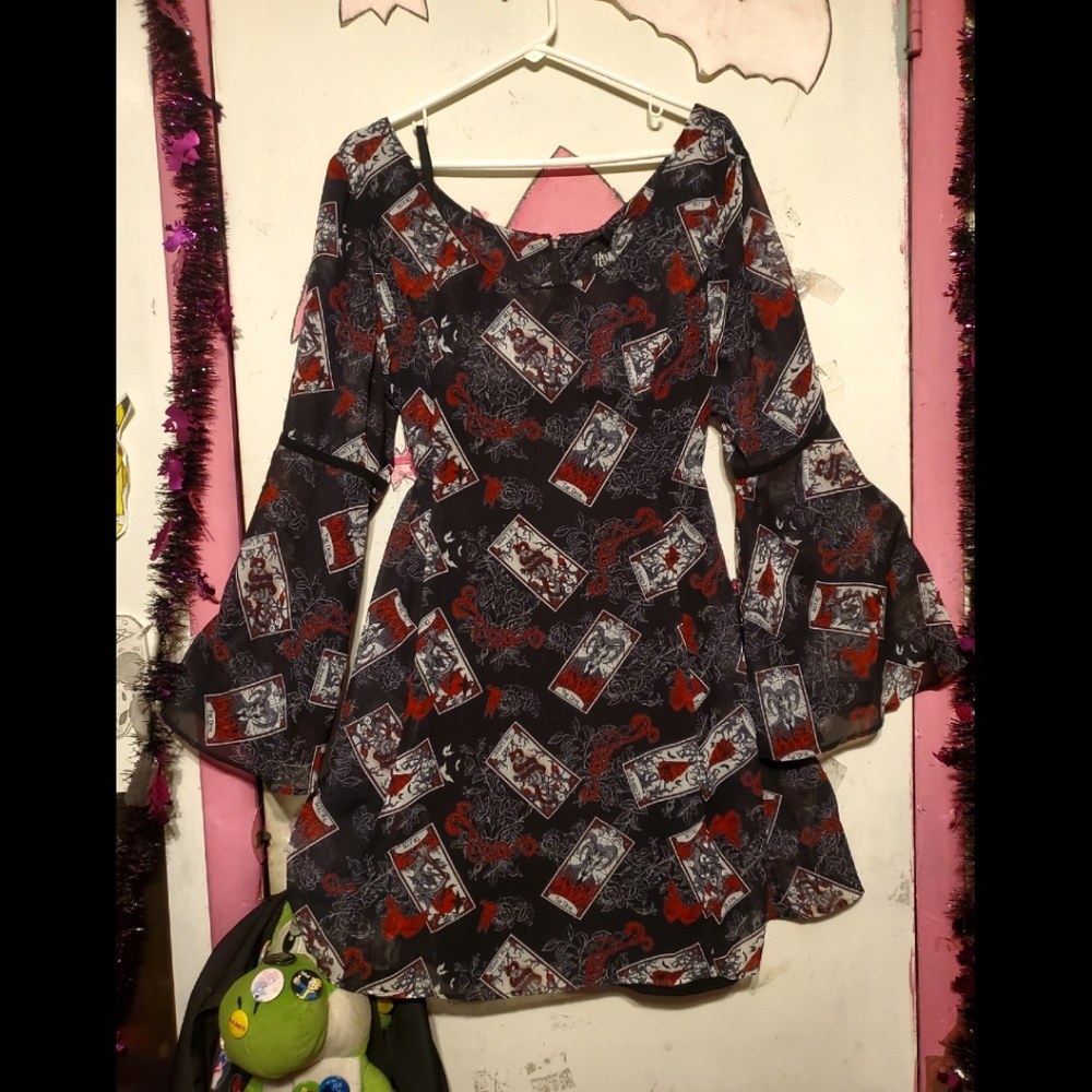 Hell Bunny Demon Tarot Gothic Dress Killstar Hot Topic Dollskill Widow